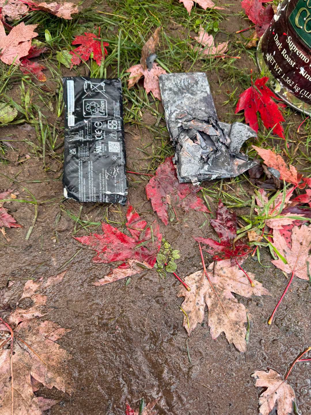 Public Service Announcement: laptop battery fire