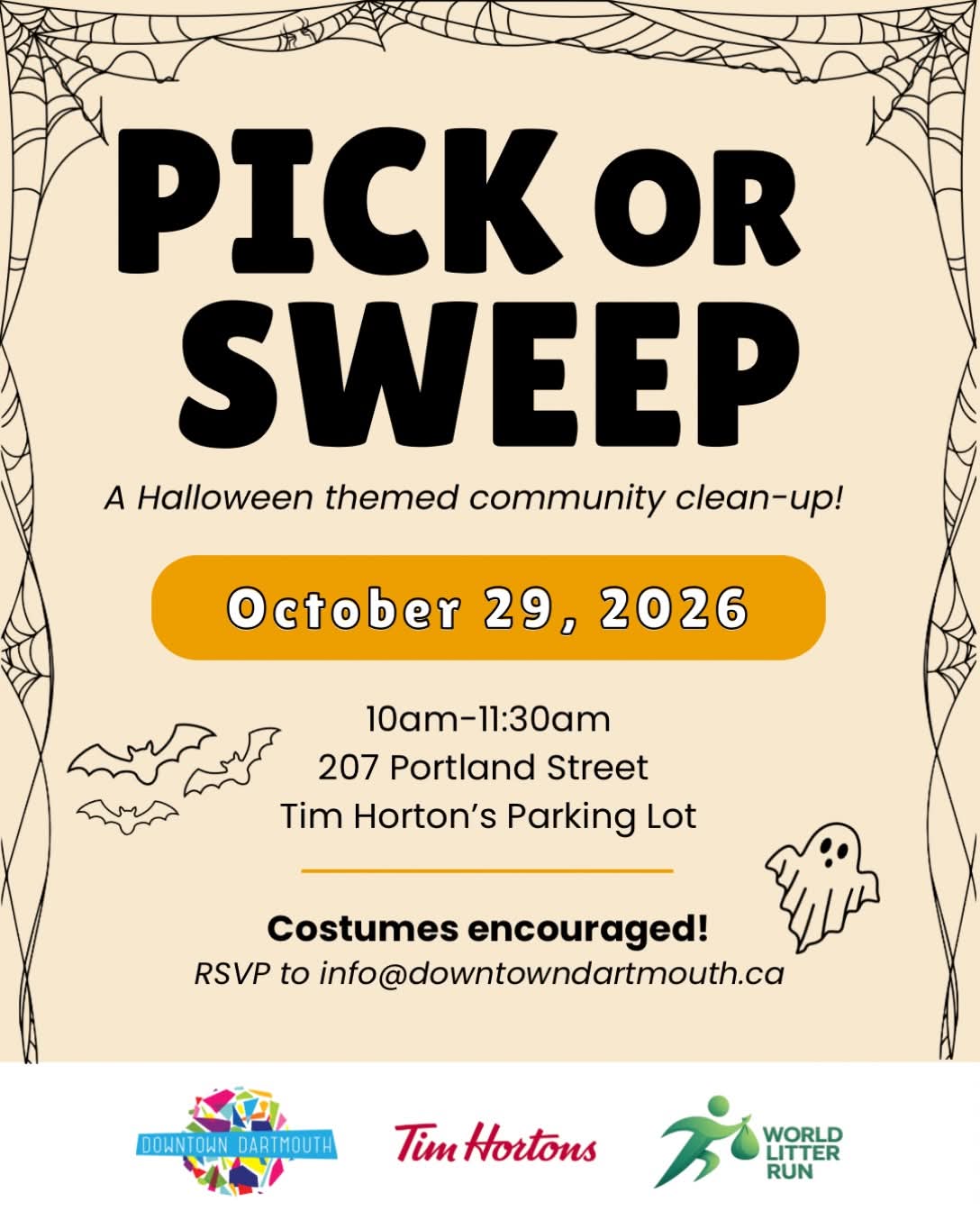 Repost - PICK OR SWEEP COMMUNITY CLEAN UP