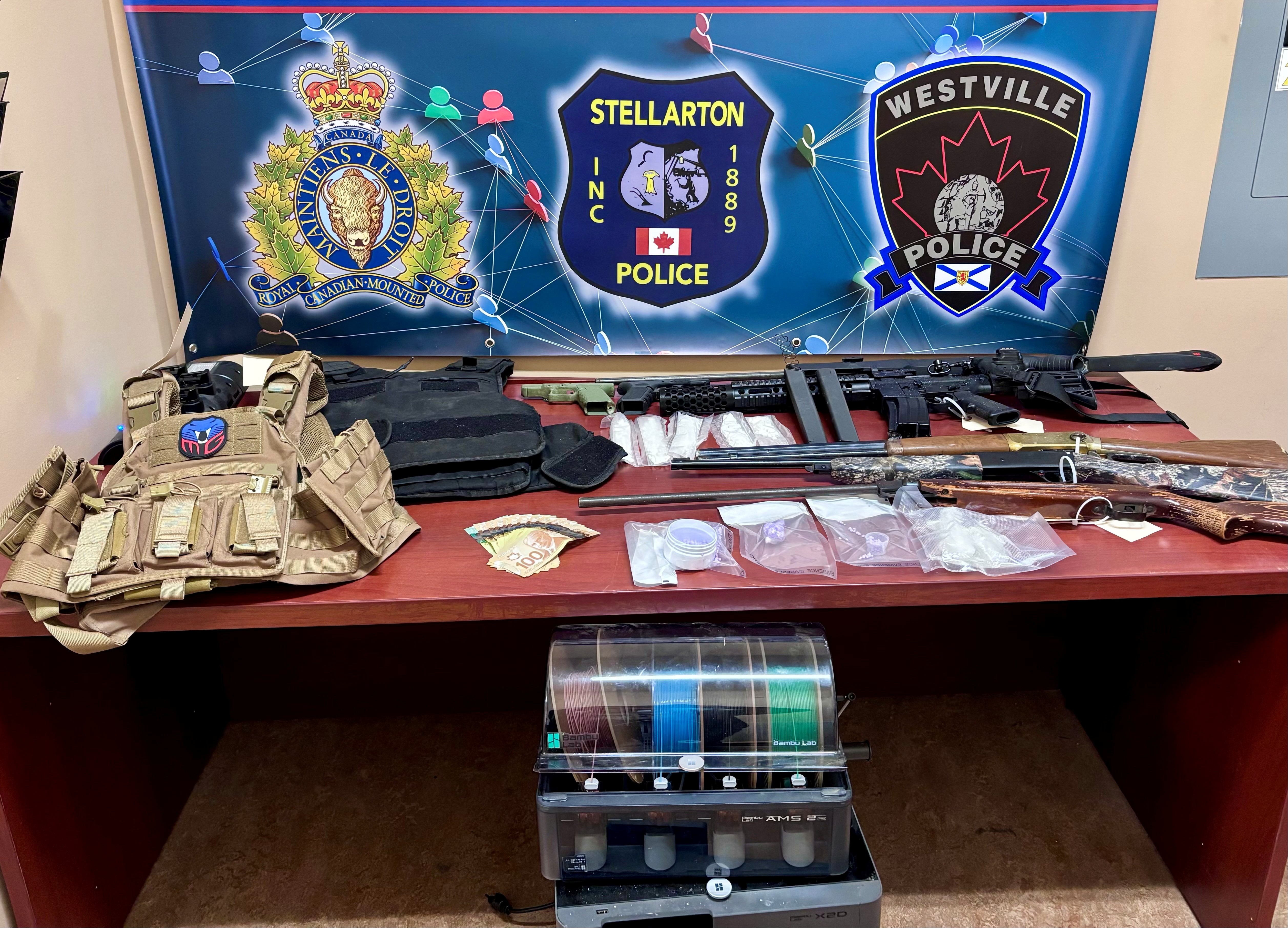 Pictou County Integrated Street Crime Enforcement Unit seizes fentanyl, 3D-printed firearm parts during search warrant execution